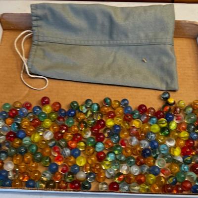 Vintage Marbles with 1 Large Bag  