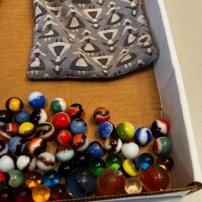 Vintage Marbles with 3 Small Bag  