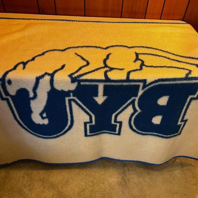 Vintage BYU Throw. 