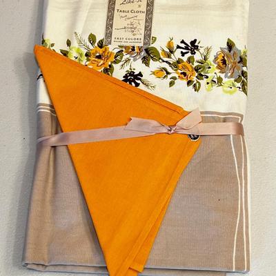 Brand New Table Cloth with rosebuds