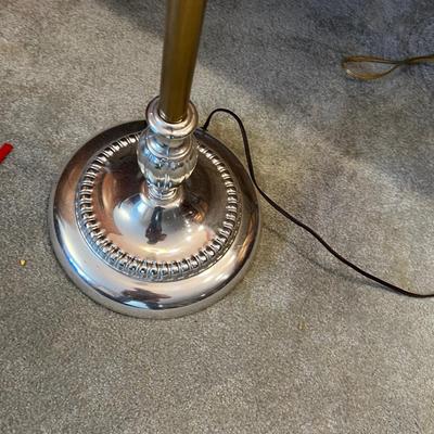 Vintage Torcher Lamp Chrome and Gold 