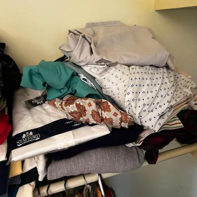 Closet full of Men's Clothes 42 Top 38 Bottoms Extra Large