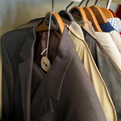 Closet full of Men's Clothes 42 Top 38 Bottoms Extra Large