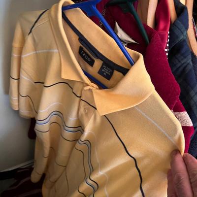 Closet full of Men's Clothes 42 Top 38 Bottoms Extra Large