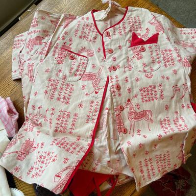 Large Pile of VINTAGE Children's Clothing 