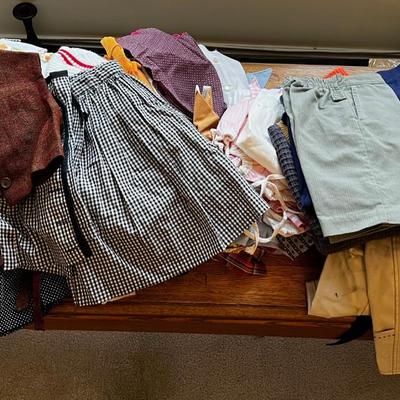 Large Pile of VINTAGE Children's Clothing 