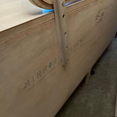 Dresser Large White Antique Paint. 