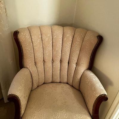 2 A Pair of Duncan Fife Tufted Chairs 