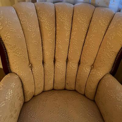 2 A Pair of Duncan Fife Tufted Chairs 