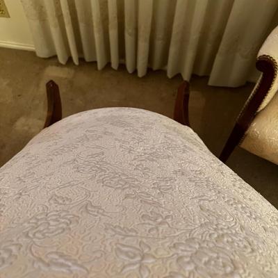 2 A Pair of Duncan Fife Tufted Chairs 