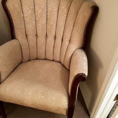 2 A Pair of Duncan Fife Tufted Chairs 