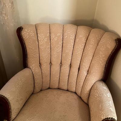 2 A Pair of Duncan Fife Tufted Chairs 