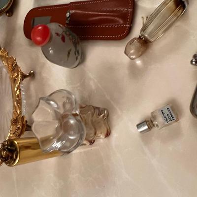 Perfume Bottles, Soap Dish, Fan