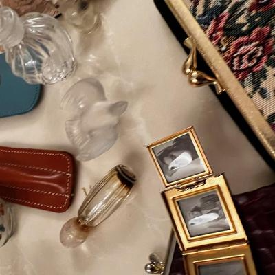Perfume Bottles, Soap Dish, Fan