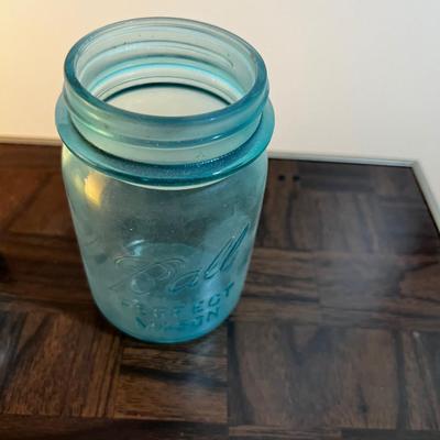 2 Blue Ball Perfect Mason Jars