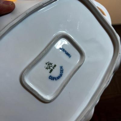 Blue East Lily Copenhagen Plate 