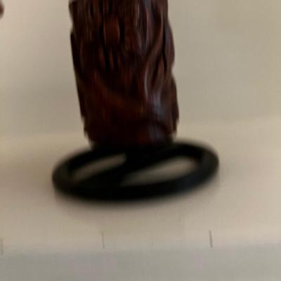 Awesome Round Large Candle with tree on it