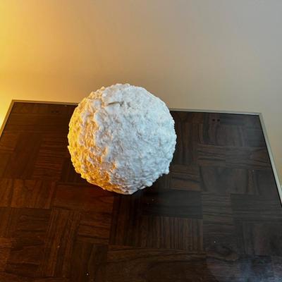 6" Snowball Candle NEW