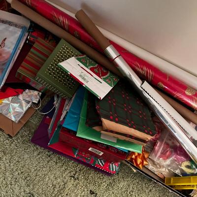 Large lot of Vintage Wrapping Paper 