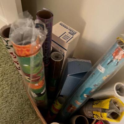 Large lot of Vintage Wrapping Paper 