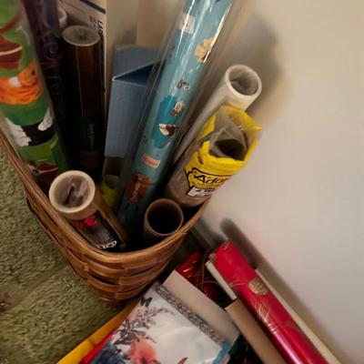 Large lot of Vintage Wrapping Paper 