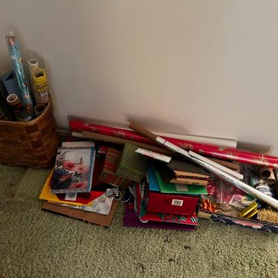 Large lot of Vintage Wrapping Paper 