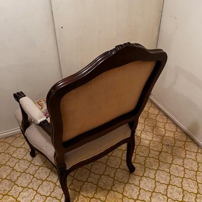 French Provincial Needle Point Chair  