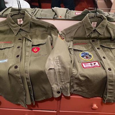 2 Boy  Scout Shirts 