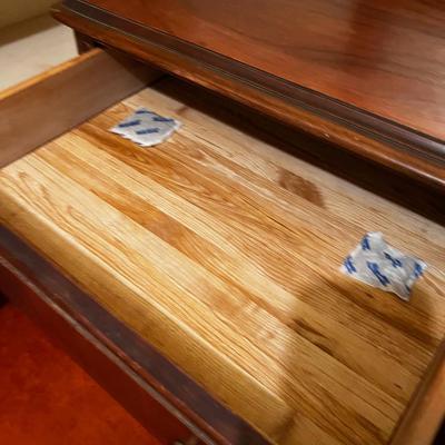 Walnut Dresser with Mirror Circa 1930's 
