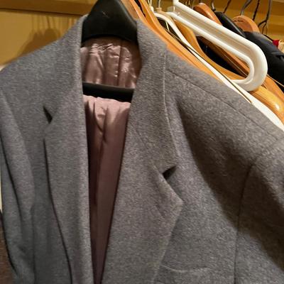 Several Men's Jackets Tweed Etc. Pants. Cashmere 