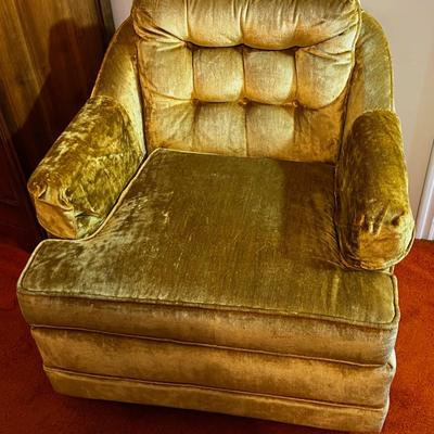 Gold Club Chair