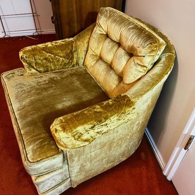 Gold Club Chair