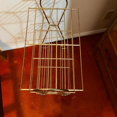 MCM Wire Rack Stand with Starburst Pattern. 