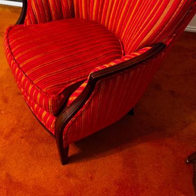 Super Red and Gold Wingback 