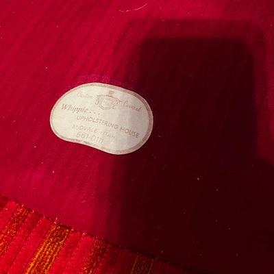 Super Red and Gold Wingback 