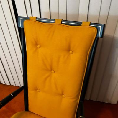 Gold & Black Platform Rocker, Clean!