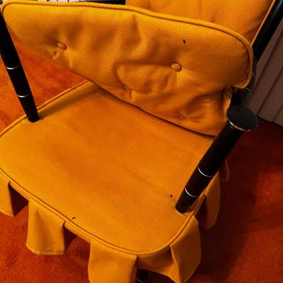 Gold & Black Platform Rocker, Clean!