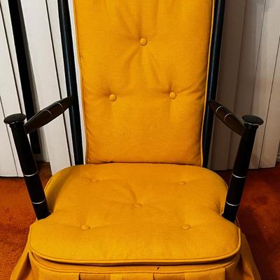 Gold & Black Platform Rocker, Clean!