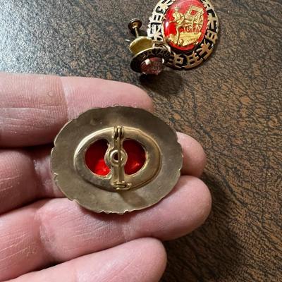 Asian Rickshaw Red & Gold Toned Jewels