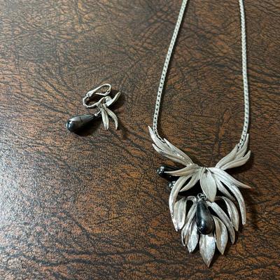 Art Nouveau Design but Newer Silver Tone