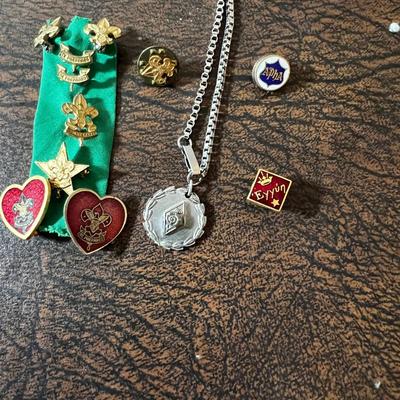 Scouting Pins and possibly some Fraternity Pin