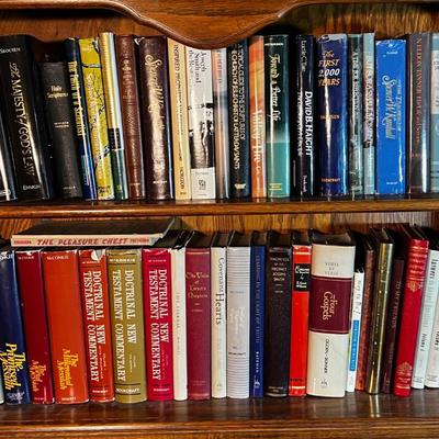 2 Shelves of LDS Mormon Books