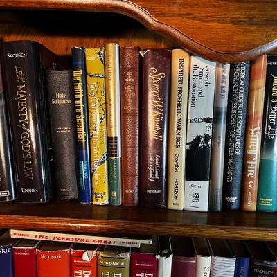 2 Shelves of LDS Mormon Books