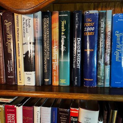 2 Shelves of LDS Mormon Books