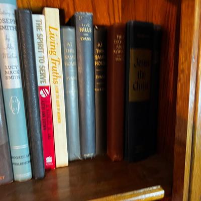 2 Shelves of LDS Mormon Books