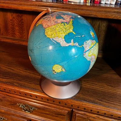 World Globe Copper Color Base