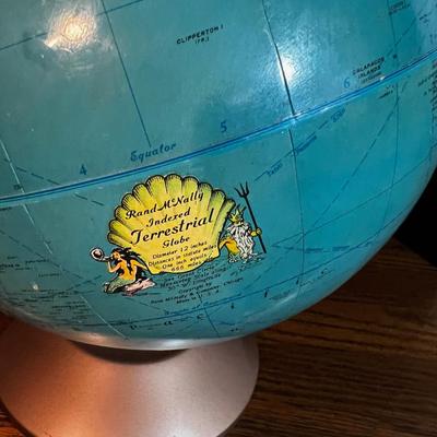 World Globe Copper Color Base