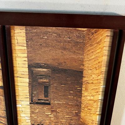 Framed Photo Set Indian Ruins