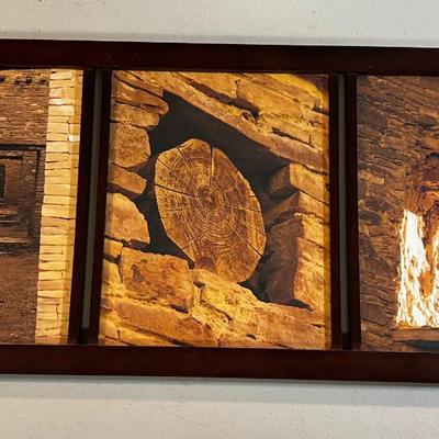 Framed Photo Set Indian Ruins