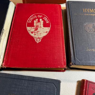 Large Pile of Hymns & Song Books,  Antique and Vintage 